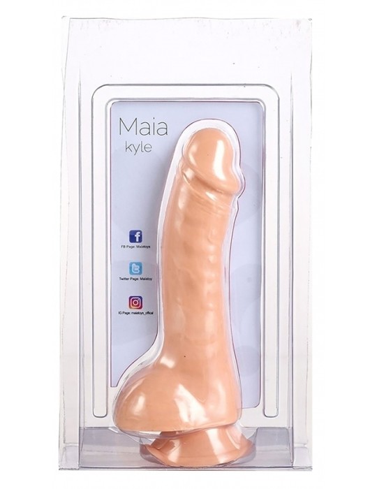 Gode réaliste Kyle 14 x 4cm