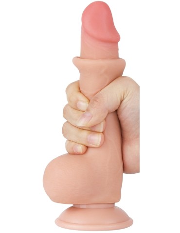 Gode avec Bourses Sliding Skin 13 x 3.8cm