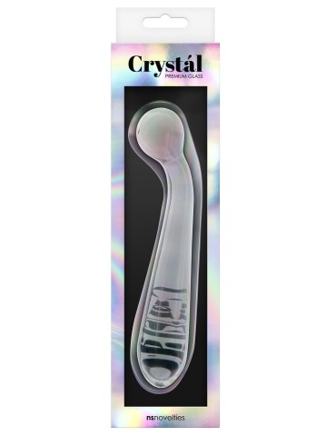 Gode en verre G-Spot Wand 16 x 3.5cm Transparent 2