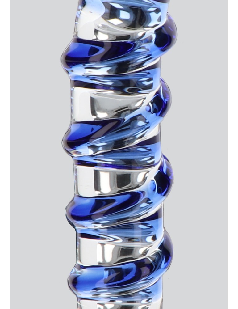 Gode en verre G-Spot Gemstone 17 x 3.7cm