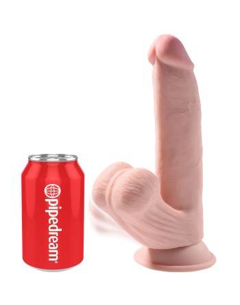Gode rÃ©aliste 3D Cock Swinging Balls 18 x 5 cm