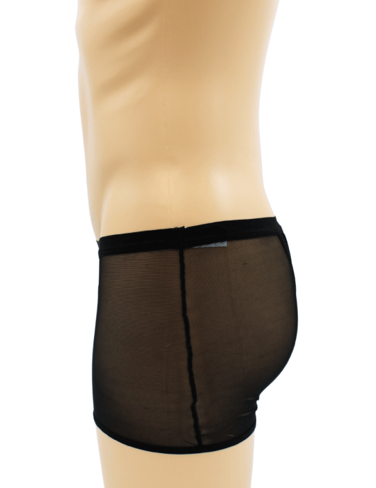 Boxer noir semi opaque - LM2502-67BLK