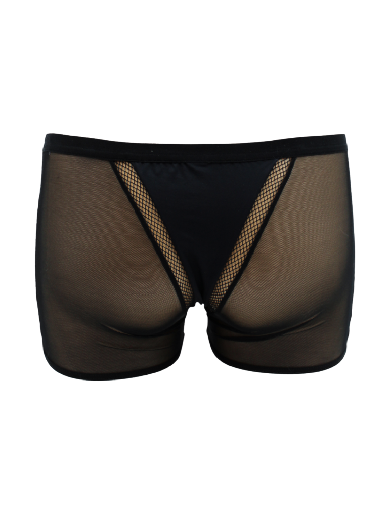 Boxer noir semi opaque - LM2502-67BLK
