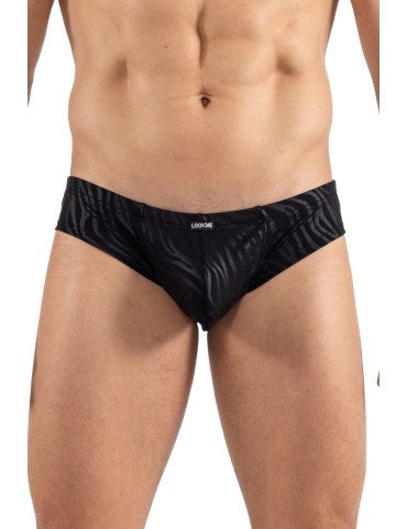 minipant noir  gold Zebra - LM2403-68BLK