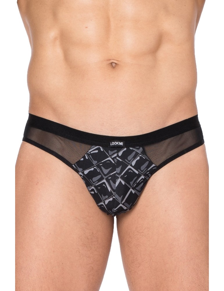 String imprimé noir New Look - LM2299-02BLK