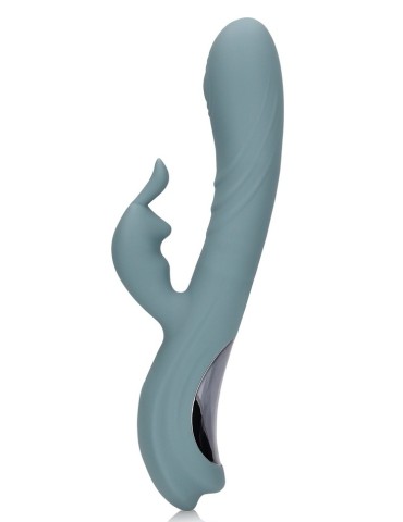 Vibro Rabbit Fingering Motion 23 cm Gris