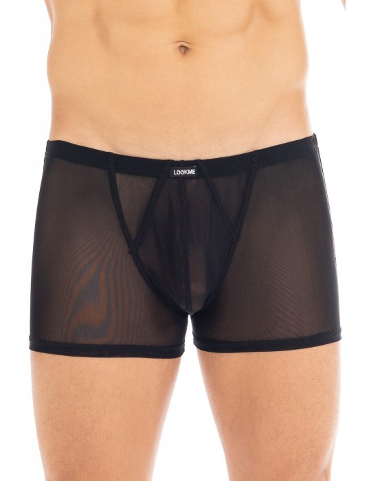 Boxer résille noir malibu - LM92-67BLK Boxer résille noir malibu - LM92-67BLK