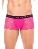 Boxer magenta en dentelle délicate - LM2006-67MAG
