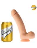 Gode réaliste Curly Champs 16 x 4cm