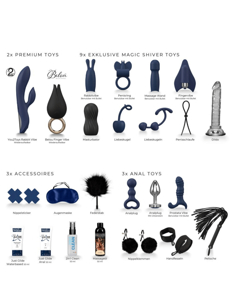 Calendrier de l'avent coquin Magic Shiver 2025 - 24 surprises - R638315