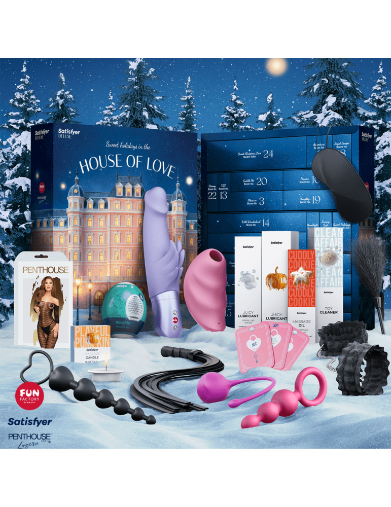 Calendrier de l’Avent Coquin Satisfyer Deluxe 2025 – 24 surprises - SADELUXE Calendrier de l’Avent Coquin Satisfyer Deluxe 2025 – 24 surprises - SADELUXE
