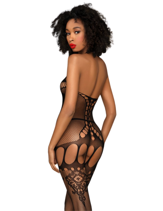 Bodystocking fantaisie noir Fancy me - PH0111BLK