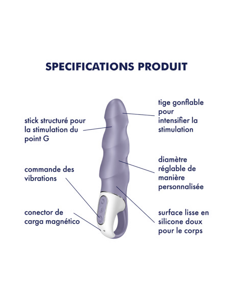 Vibromasseur gonflable Satisfyer Air Pump Vibrator 1 - CC597875