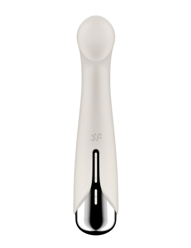Vibromasseur point G tête rotative blanc USB Spinning g-spot 1 Satisfyer - CC597857