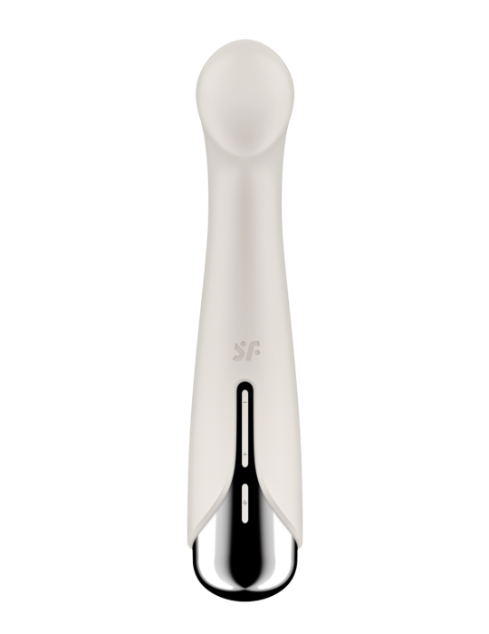 Vibromasseur point G tête rotative blanc USB Spinning g-spot 1 Satisfyer - CC597857