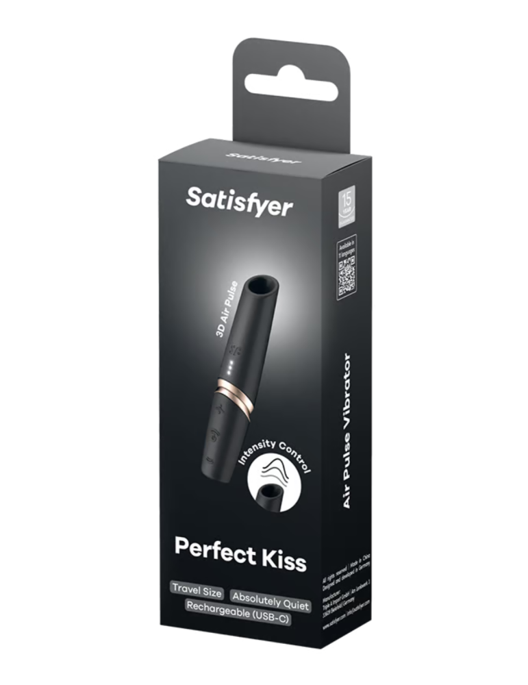 Stimulateur clitoridien de voyage Perfect Kiss Satisfyer - CC597872