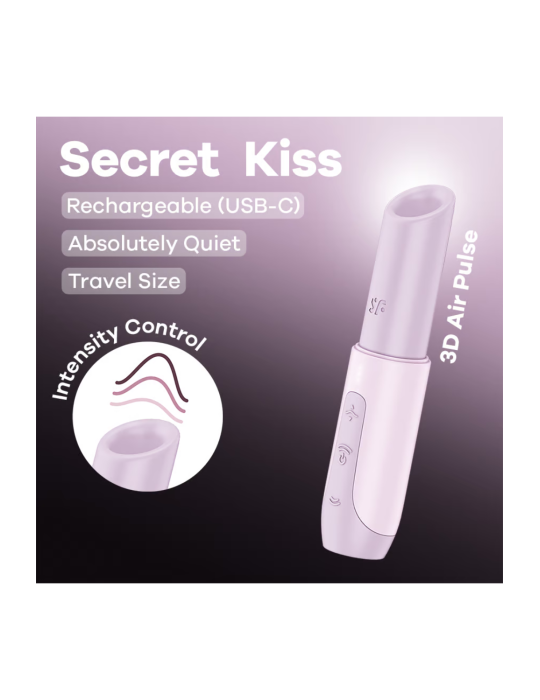 Stimulateur clitoridien de voyage Secret Kiss Satisfyer - CC597869