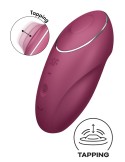 Vibromasseur à poser, stimulateur clitoridien rouge Tap  Climax 1 Satisfyer - CC597858
