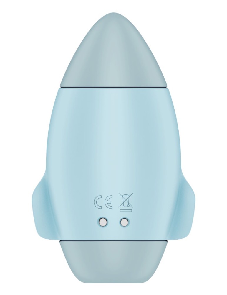 Stimulateur de clitoris violet vibration et air pulsé USB vert Mission control Satisfyer - CC597853