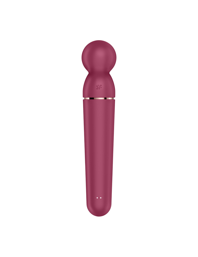 Vibromasseur wand rouge USB 60 vibrations Planet Wand-er Satisfyer - CC597844