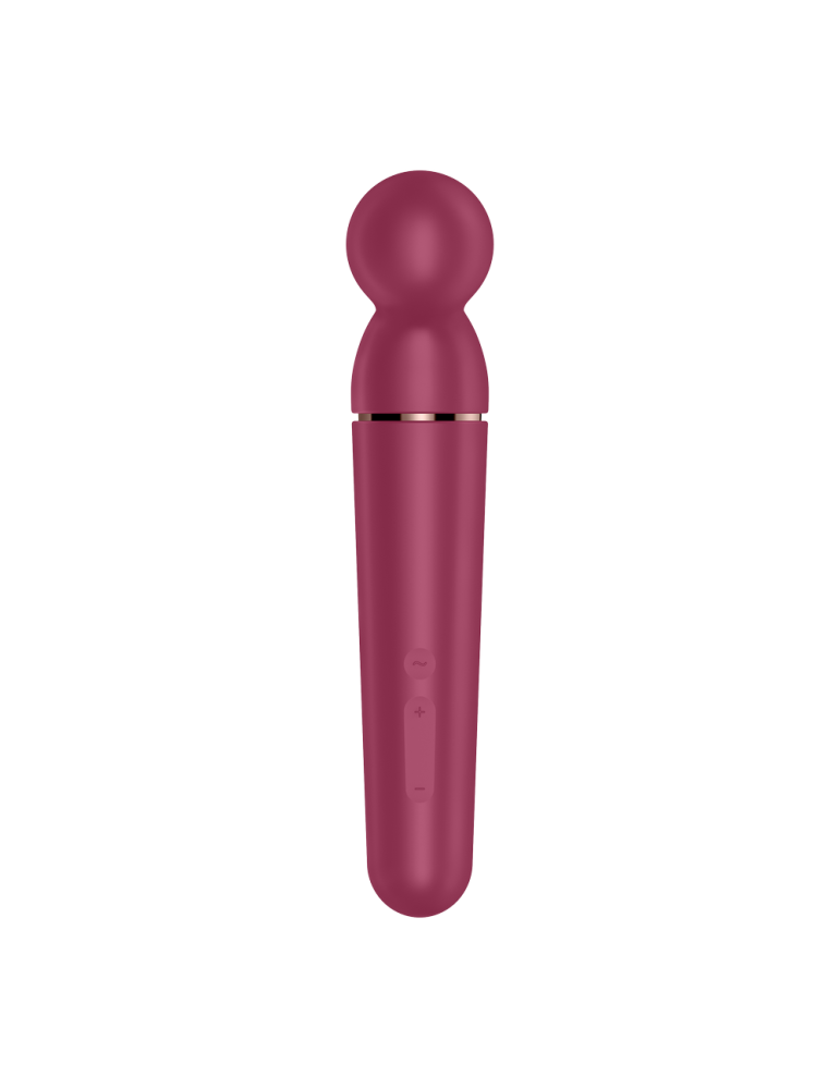 Vibromasseur wand rouge USB 60 vibrations Planet Wand-er Satisfyer - CC597844