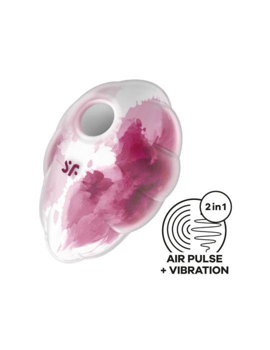 Stimulateur clitoridien par onde de pression sans contact et par vibration USB rose et blanc, Cloud Dancer Satisfyer - CC597839 Stimulateur clitoridien par onde de pression sans contact et par vibration USB rose et blanc, Cloud Dancer Satisfyer - CC597839