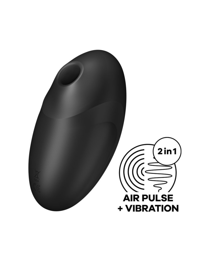 Stimulateur clitoridien par air pulsé et vibration noir USB Vulva Lover 3 Satisfyer - CC597827 Stimulateur clitoridien par air pulsé et vibration noir USB Vulva Lover 3 Satisfyer - CC597827