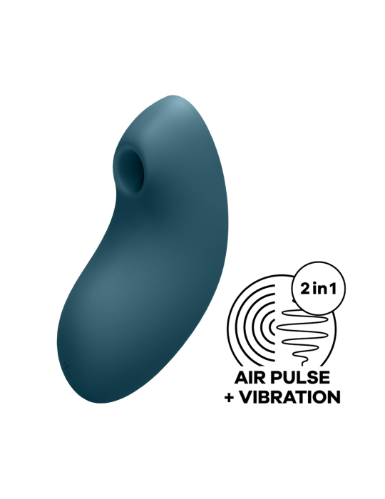 Stimulateur clitoridien par air pulsé et vibration bleu USB Vulva Lover 2 Satisfyer - CC597826 Stimulateur clitoridien par air pulsé et vibration bleu USB Vulva Lover 2 Satisfyer - CC597826