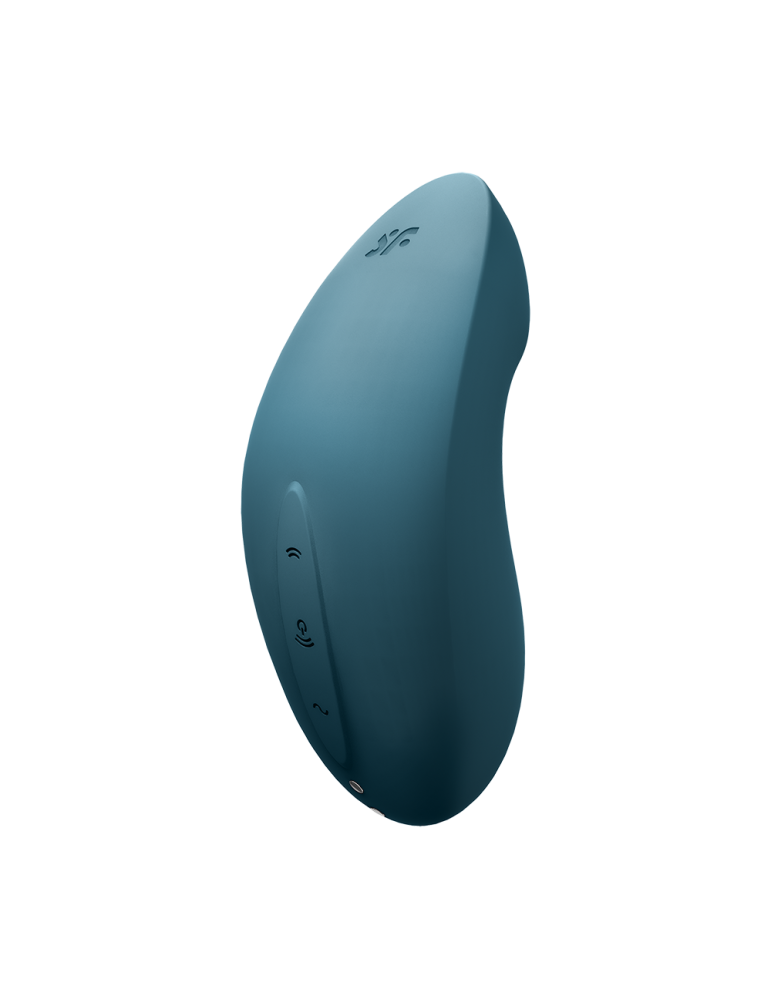 Stimulateur clitoridien par air pulsé et vibration bleu USB Vulva Lover 2 Satisfyer - CC597826