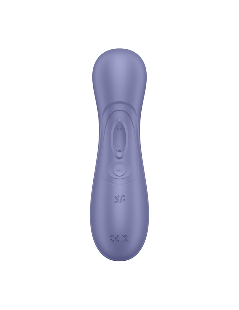 Stimulateur de clitoris 2 embouts Connecté avec technologie Liquid air Pro 2 Generation 3 violet USB Satisfyer - CC597815