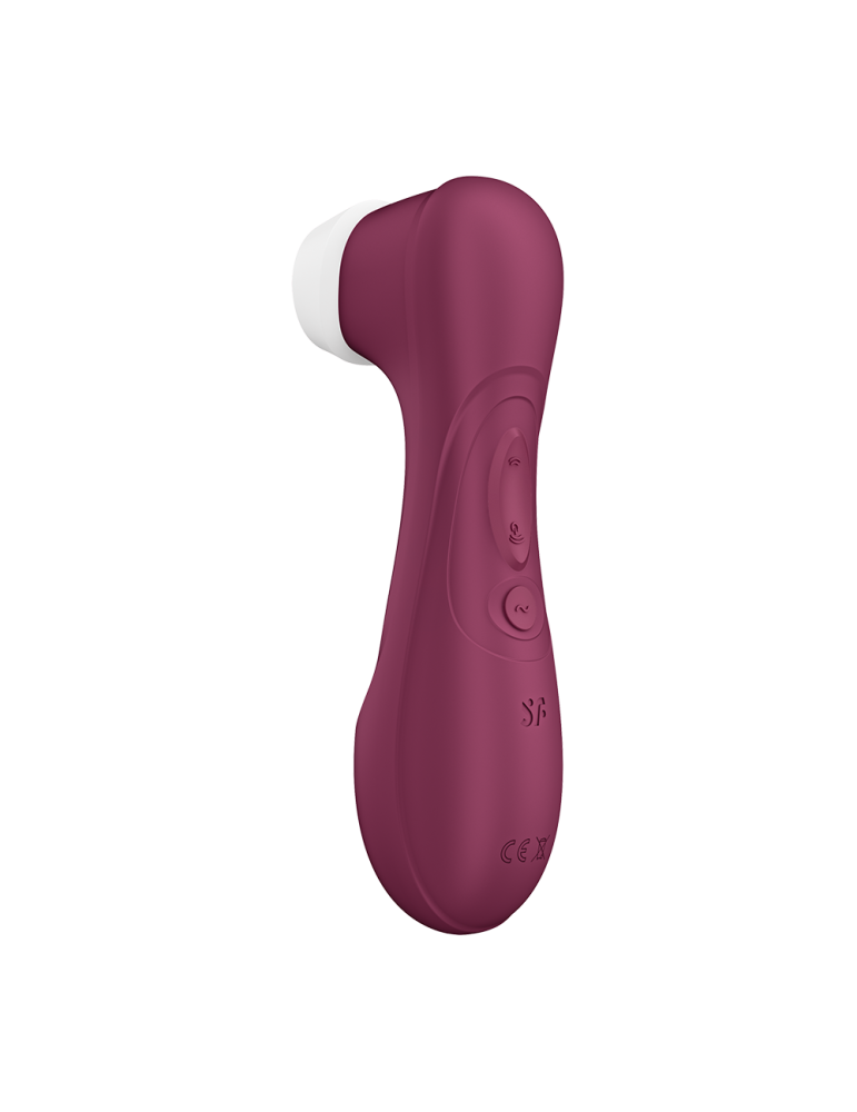 Stimulateur de clitoris 2 embouts avec techonologie Liquid Air Pro 2 Generation 3 rouge USB Satisfyer - CC597814