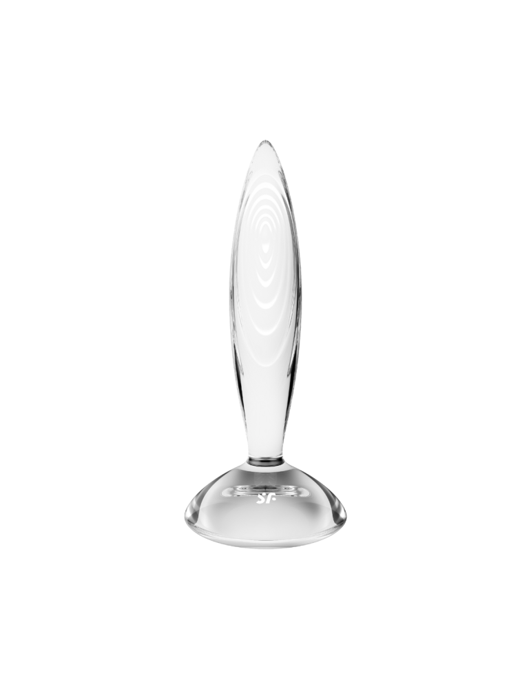 Gode anal en verre borosilicaté massif transparent Sparkling Crystal Satisfyer - CC597830