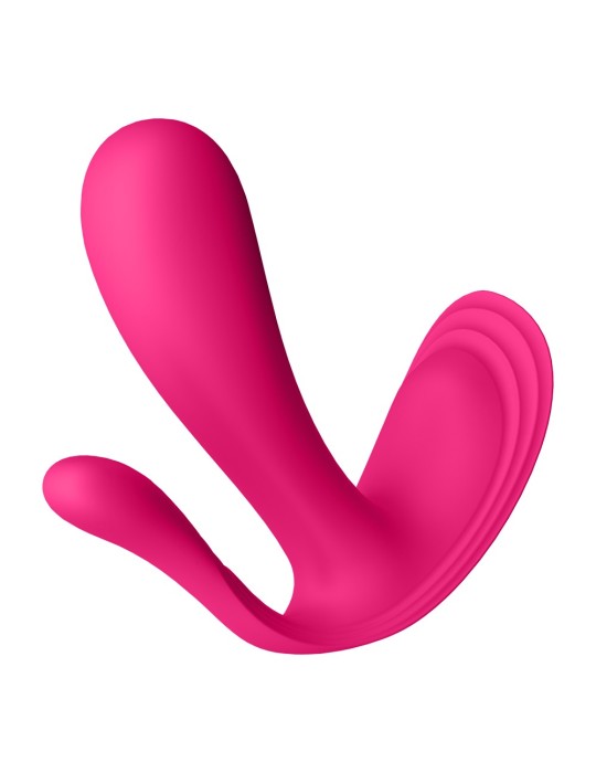 3 en 1 Vibromasseurs et stimulateur clitoridien rose connecté Top Secret  Satisfyer - CC597755