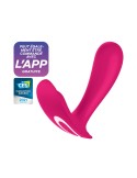 2 en 1 Vibromasseur et stimulateur clitoridien rose connecté Top Secret Satisfyer - CC597753
