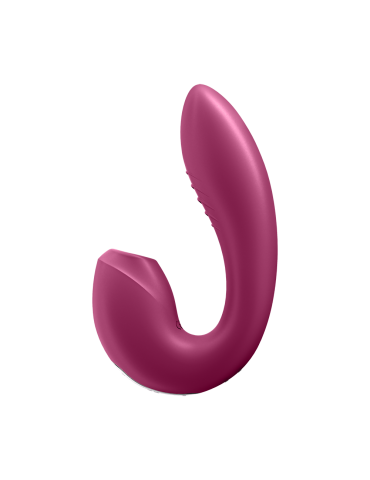 2 en 1 Vibromasseur point G avec stimulateur clitoris connecté USB rouge Sunray Satisfyer - CC597807 2