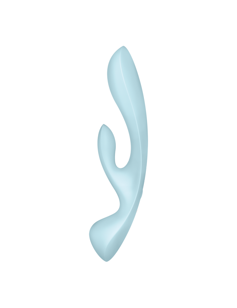 2 en 1 Rabbit point G avec stimulateur de clitoris et Wand Bleu USB Triple Oh Satisfyer - CC597813