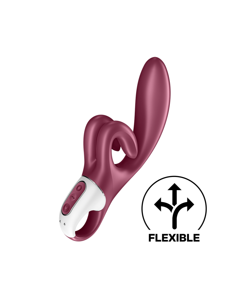 Vibromasseur rabbit point G rouge double stimulation clitoridienne Touch Me Satisfyer - CC597811SA Vibromasseur rabbit point G rouge double stimulation clitoridienne Touch Me Satisfyer - CC597811SA