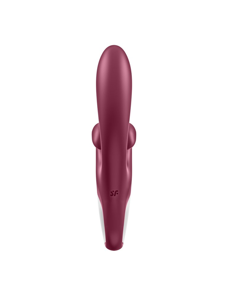 Vibromasseur rabbit point G rouge double stimulation clitoridienne Touch Me Satisfyer - CC597811SA