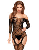 Bodystocking Noir Top-notch - PH0041BLK