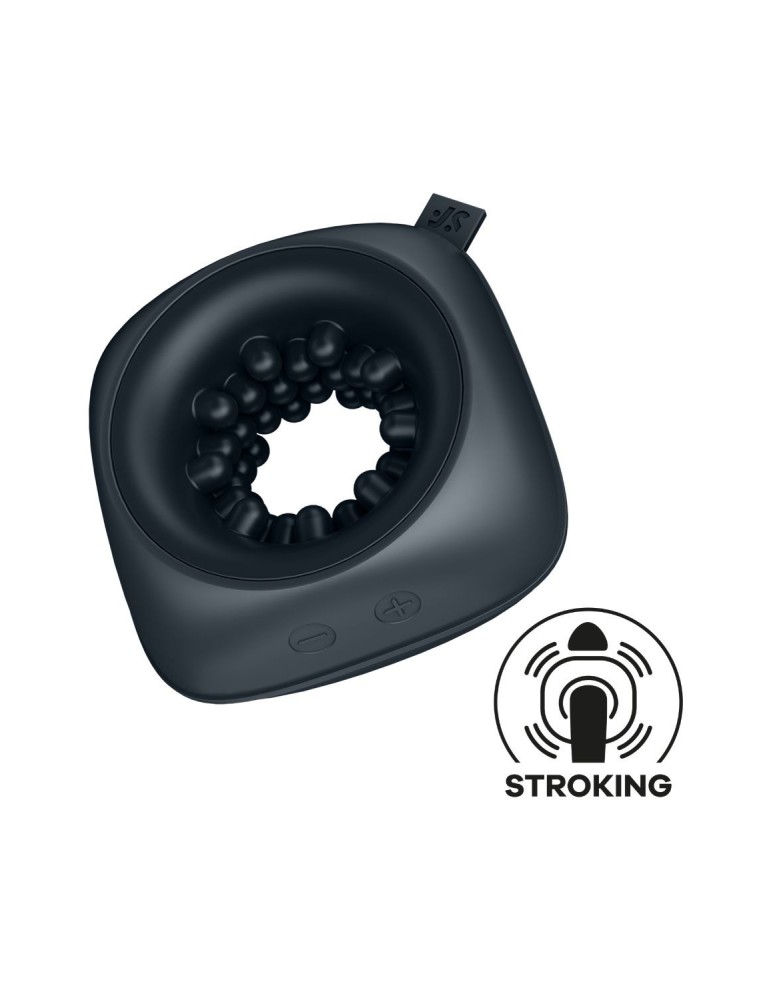 Masturbateur vibrant noir Ring Strocker Satisfyer - CC597865 Masturbateur vibrant noir Ring Strocker Satisfyer - CC597865