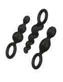 Coffret 3 plugs Satisfyer Plugs Noir - CC597159