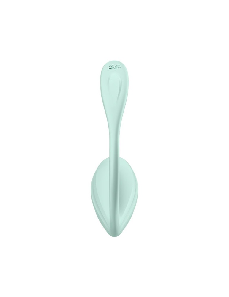 Oeuf vibrant vert menthe Smooth Petal Satisfyer - CC597862