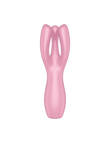 Vibromasseur point G avec stimulateur de clitoris USB rose Threesome 3 Satisfyer - CC597778 2