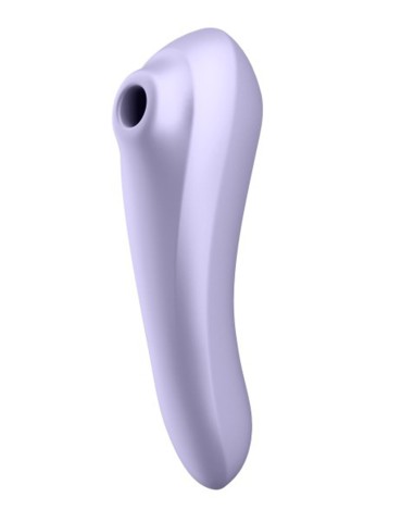 Vibromasseur et stimulateur de clitoris violet connecté Dual Pleasure Satisfyer - CC5972590201 2
