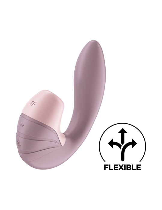 2 en 1 Vibromasseur point G avec stimulateur clitoris USB rose Supernova Satisfyer - CC597780 2 en 1 Vibromasseur point G avec stimulateur clitoris USB rose Supernova Satisfyer - CC597780