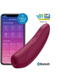 Stimulateur clitoridien connecté bordeaux Curvy 1 Satisfyer - CC5972390214