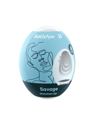 Oeuf masturbateur flexible Savage Satisfyer - CC597415 2