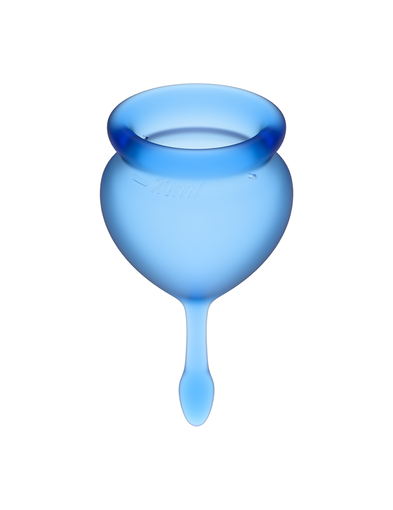 2 coupes menstruelles Satisfyer Dark Bleu FEEL GOOD - CC597822