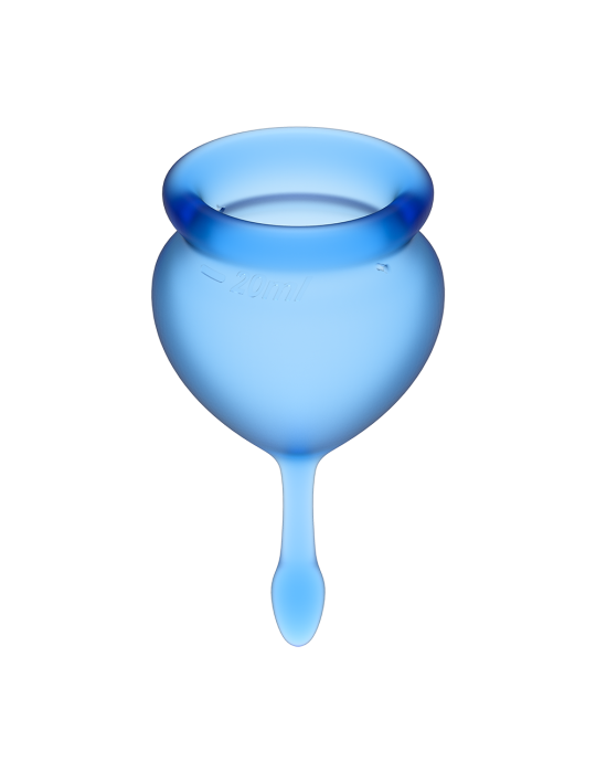 2 coupes menstruelles Satisfyer Dark Bleu FEEL GOOD - CC597822