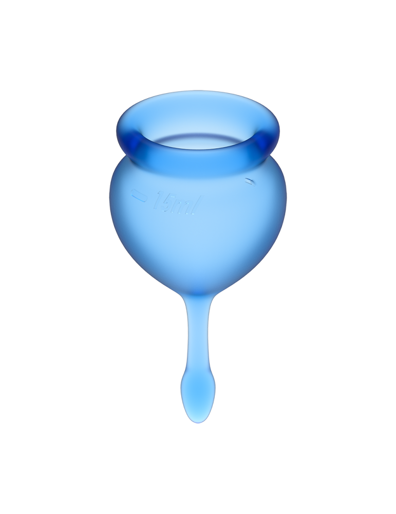 2 coupes menstruelles Satisfyer Dark Bleu FEEL GOOD - CC597822